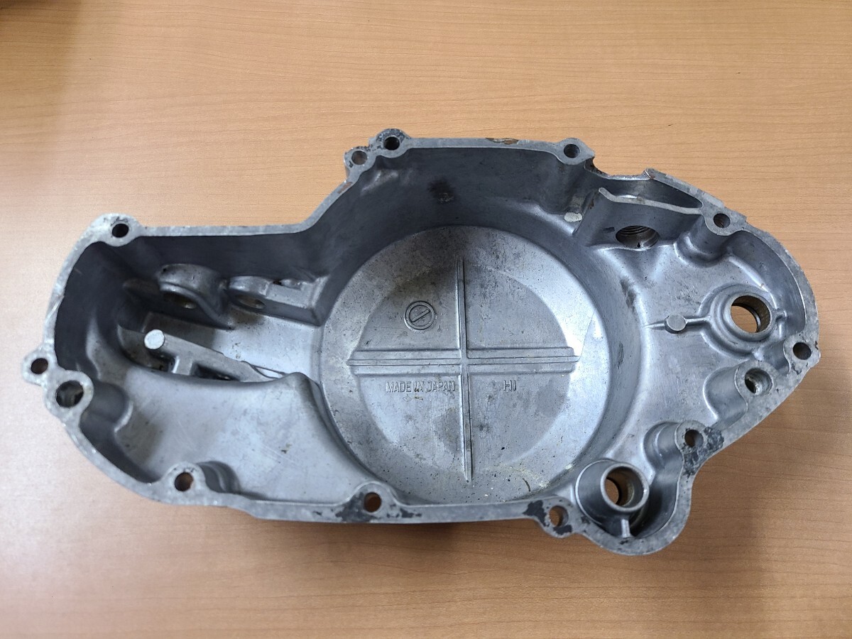 ジャンク品 500SS 純正クラッチカバー カワサキ H1 エンジンカバー クラック ヒビ 欠け_画像7