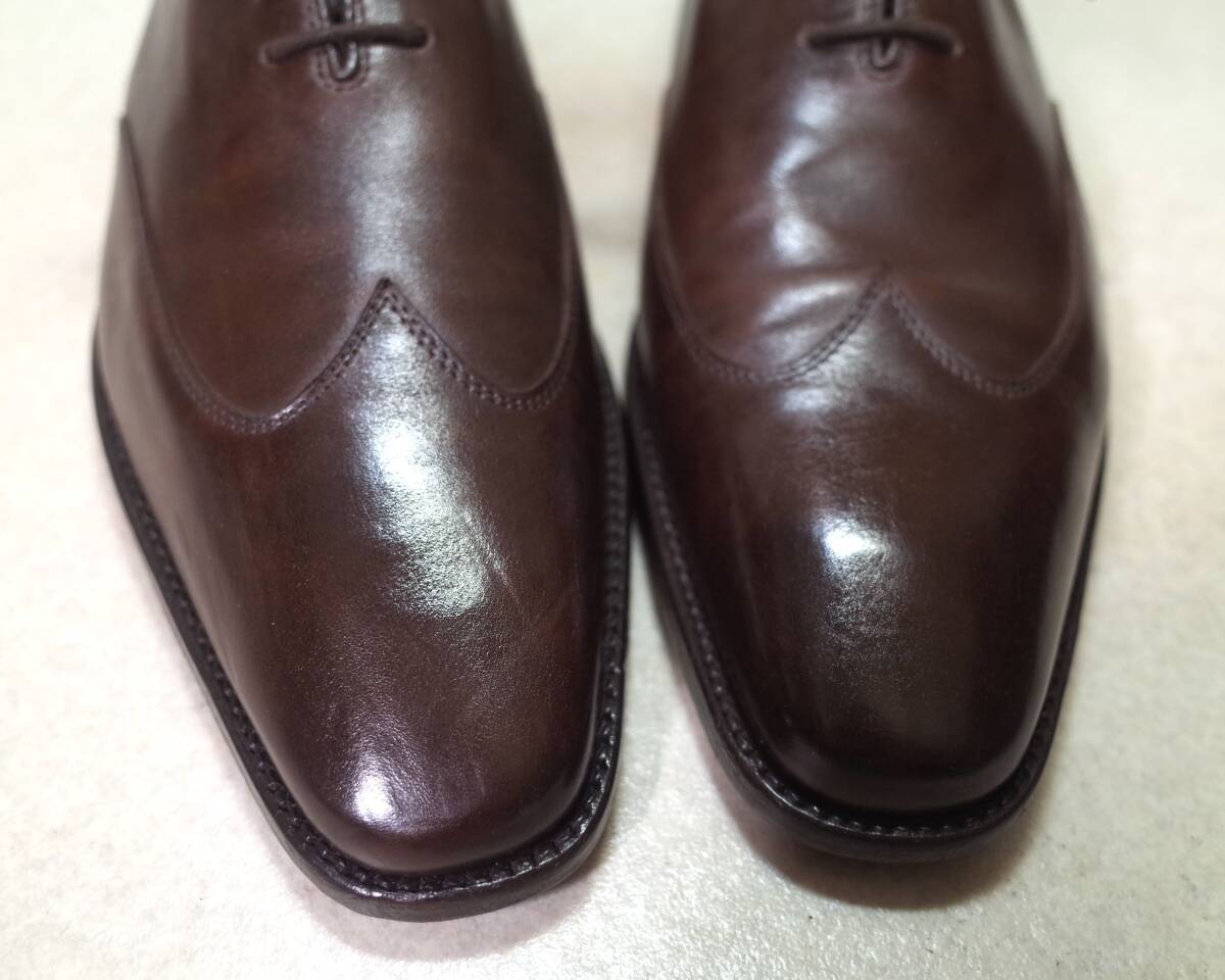 !_[ бесплатная доставка ]4758#CHARLES JOURDAN/ Charles Jourdan # Wing chip / Goodyear бордюр / рукоделие обувь /27cm#