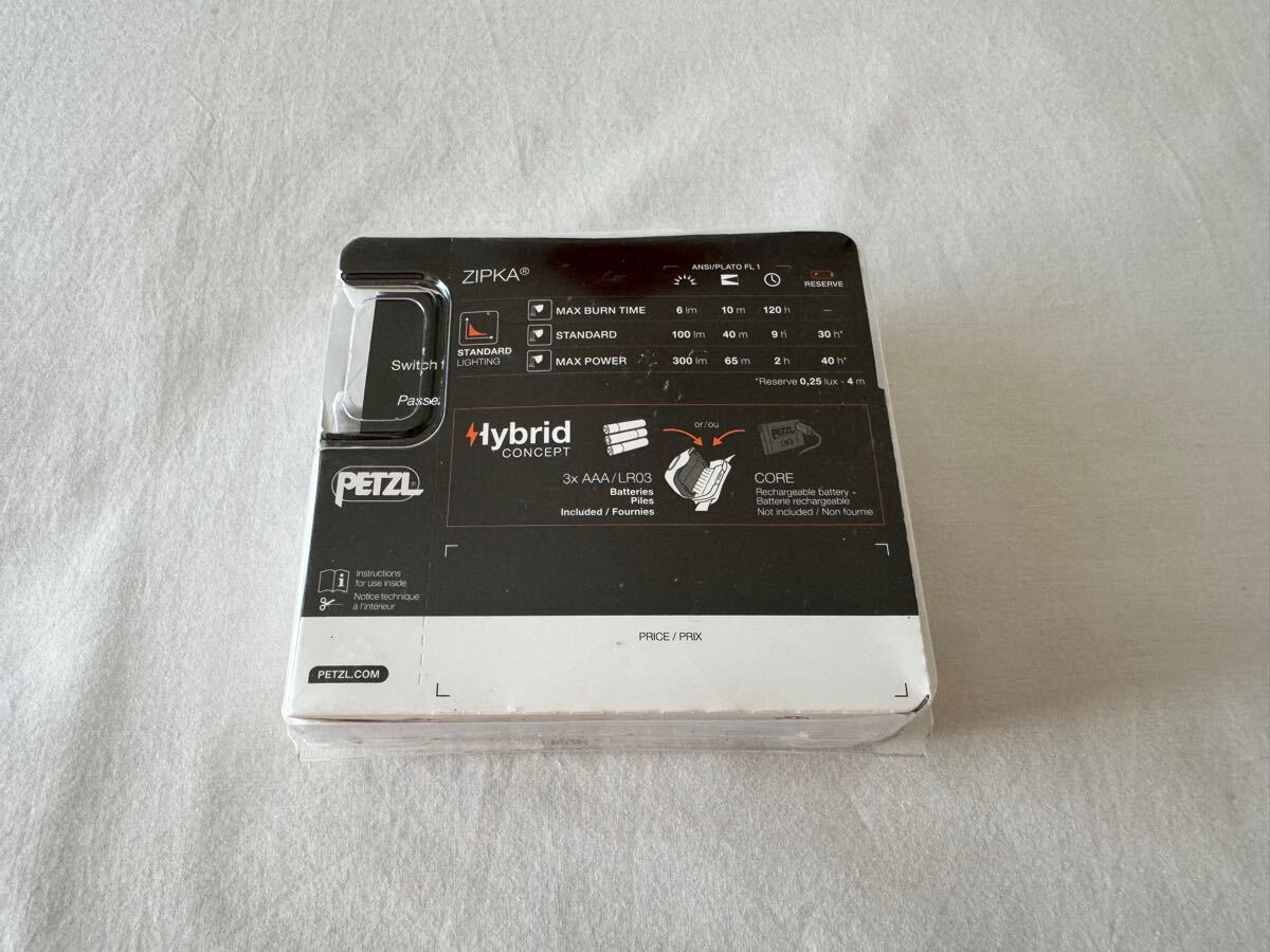 廃盤未開封 PETZL ZIPKA ペツル ジプカ ランプ E093GA00 廃盤未開封 PETZL ZIPKA ペツル ジプカ ランプ E093GA00