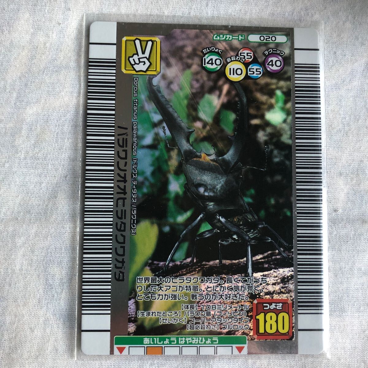未使用】 甲虫王者ムシキング 2006ネイチャー夏 ムシカード020 未使用】 甲虫王者ムシキング 2006ネイチャー夏 ムシカード020