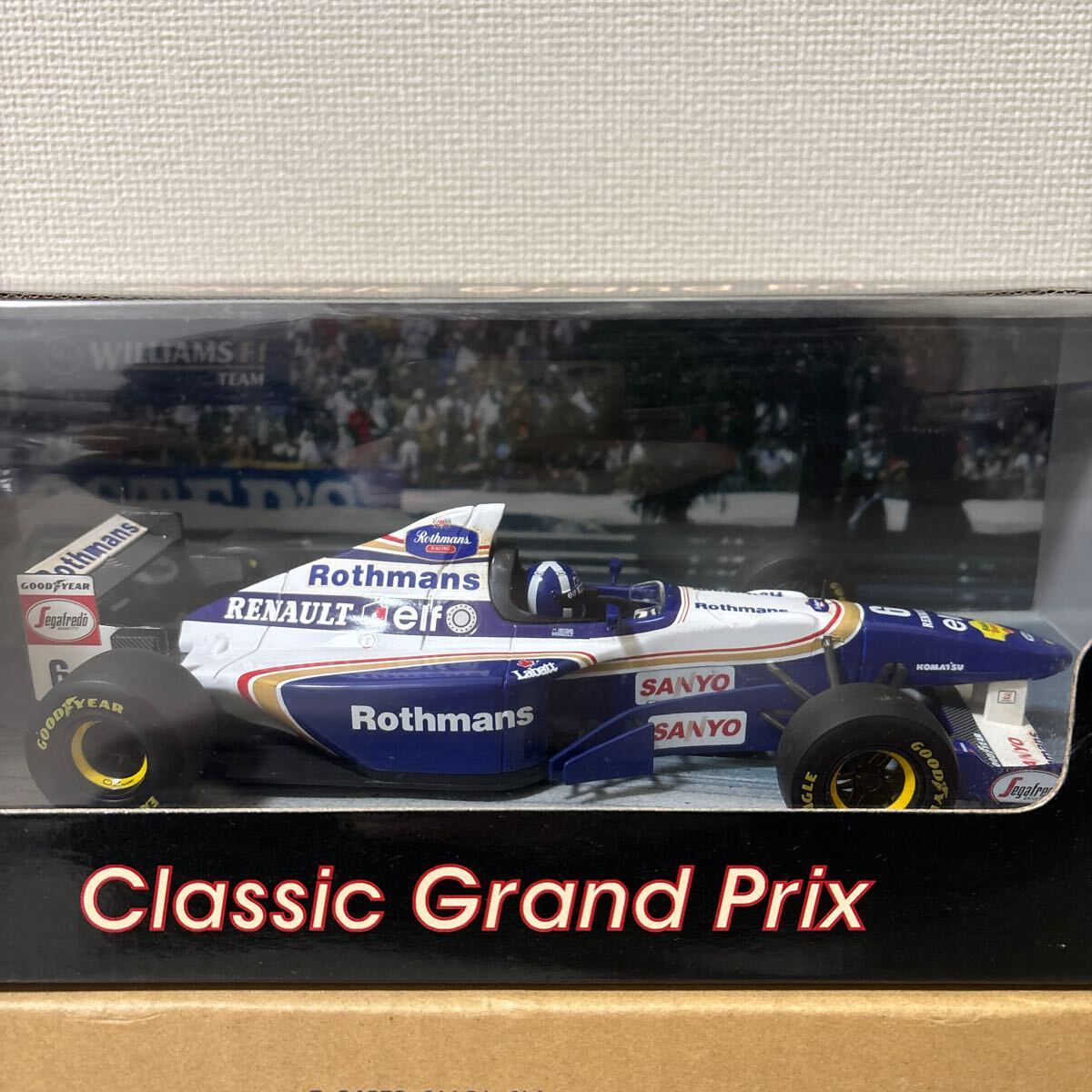 1/18 Quartzo カルツォ ウィリアムズ Williams F17 #6 D.Coulthard: 1st 1995 Grand Prix of Portugal ロスマンズ タバコ仕様