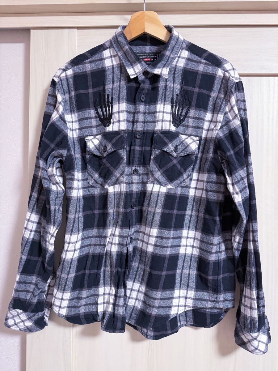 Supreme x HYSTERIC GLAMOUR Plaid Flannel 長袖シャツ サイズ S Supreme x HYSTERIC GLAMOUR Plaid Flannel 長袖シャツ サイズ S