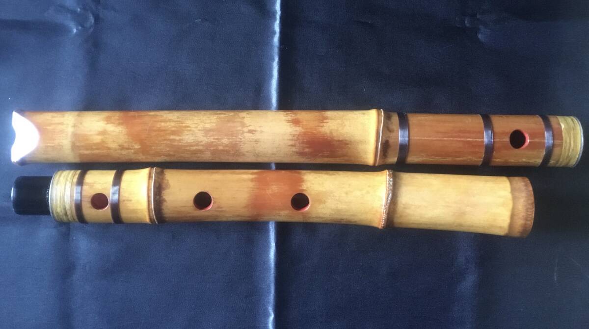 尺八二尺一寸管真山銘