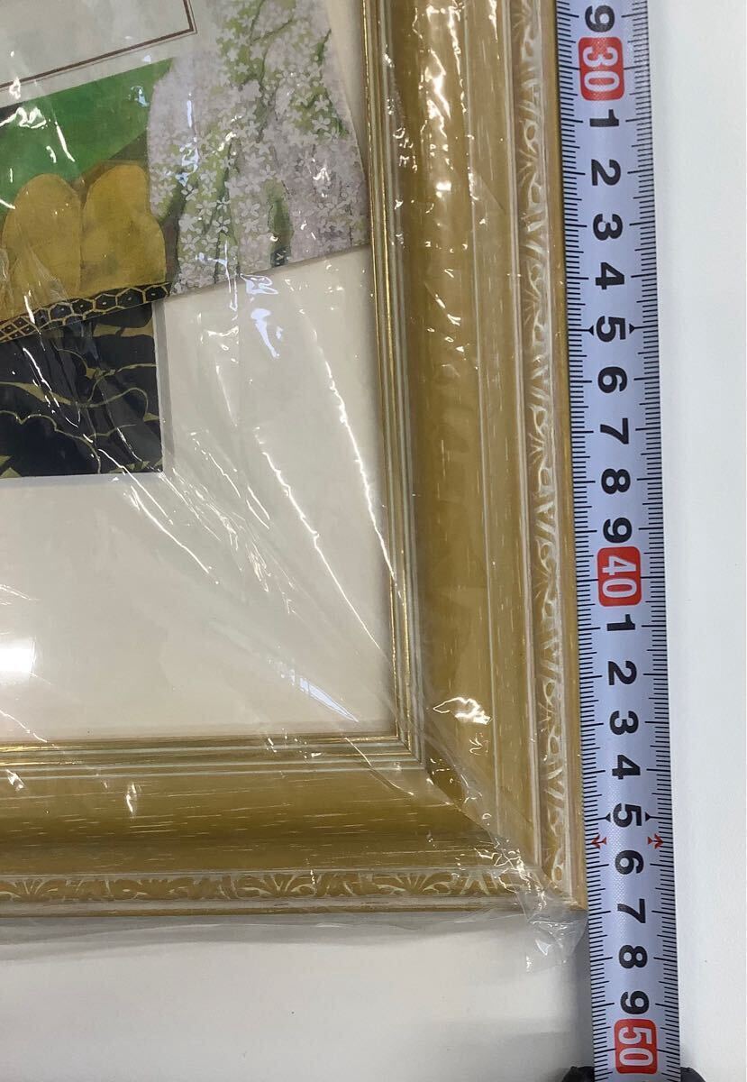 ☆片岡 球子、【春の富士 梅】、希少画集画、状態良好、かたおか ☆片岡 球子、【春の富士 梅】、希少画集画、状態良好、かたおか