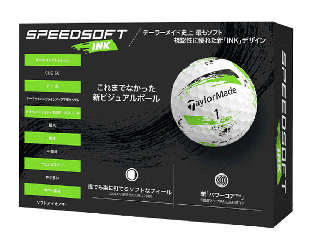 новый товар #2024.7# TaylorMade # скорость soft чернила # зеленый #5 дюжина #.. значительно,.. мягко развился core # стандартный товар #