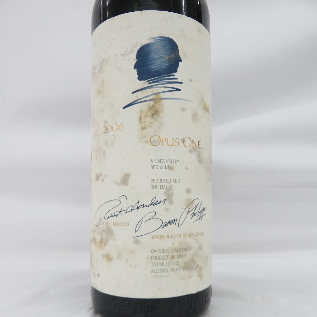オーパスワン Opus One 2006年 750ml ※ラベルに汚れあり オーパスワン Opus One 2006年 750ml ※ラベルに汚れあり
