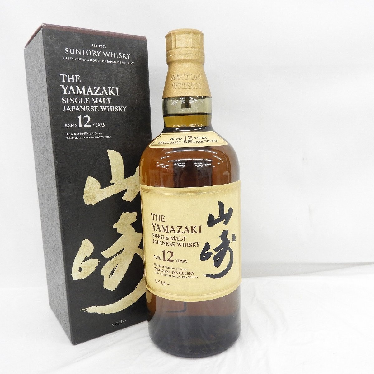 1円～【未開栓】SUNTORY サントリー 山崎 12年 シングルモルト ウイスキー 700ml 43％ 箱付 11733840 1206