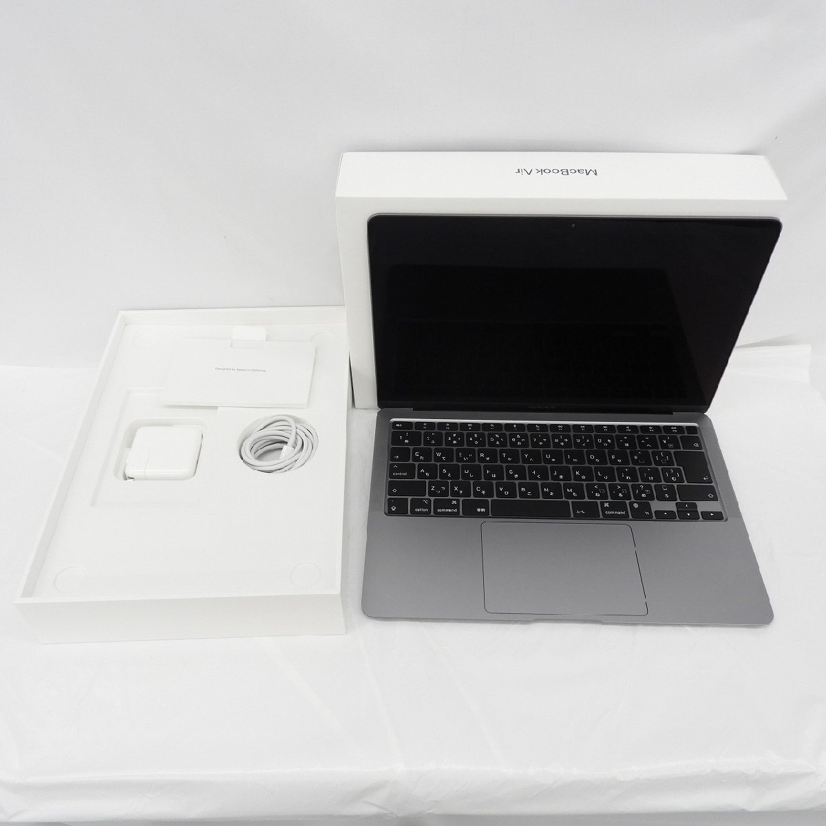 【中古品】Apple アップル ノートパソコン MacBook Air 13インチ Retina 2020 MGN63J/A スペースグレイ M1/8GB/SSD256GB 11727612 1207
