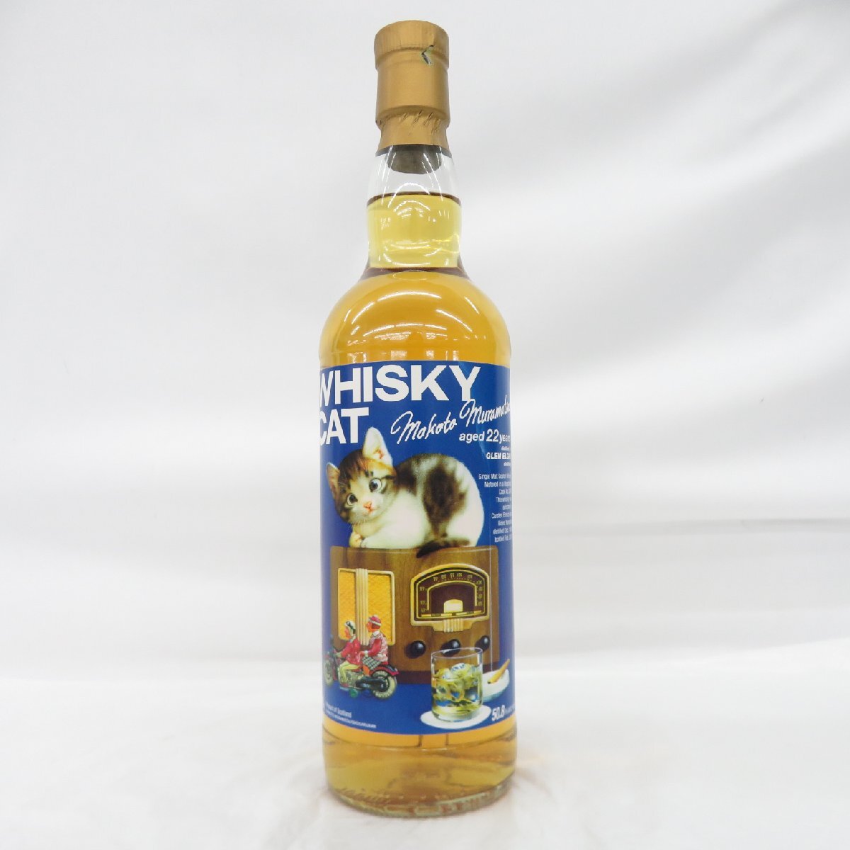 【未開栓】GLEN ELGIN グレンエルギン 22年 1995-2018 ウイスキーキャット 村松誠 猫ラベル ウイスキー 700ml 50.8% 11733882 1208