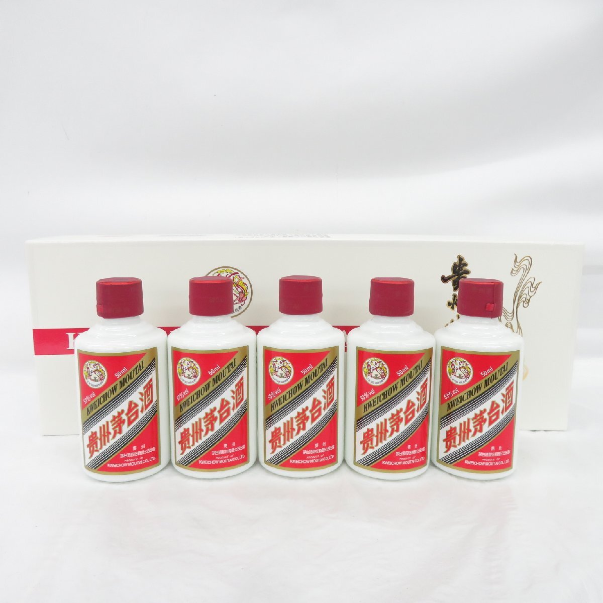 貴州茅台酒 マオタイ酒 2023 未開封 貴州茅台酒(キシュウマオタイシュ) 2021年 53° 500ml 箱付 天女