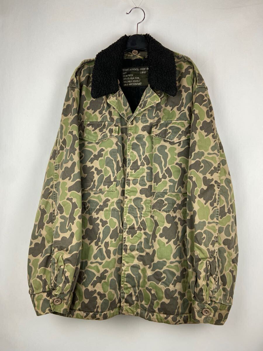 STUSSY ステューシー ボア カモ ミリタリー ジャケット 迷彩 カモフラ 