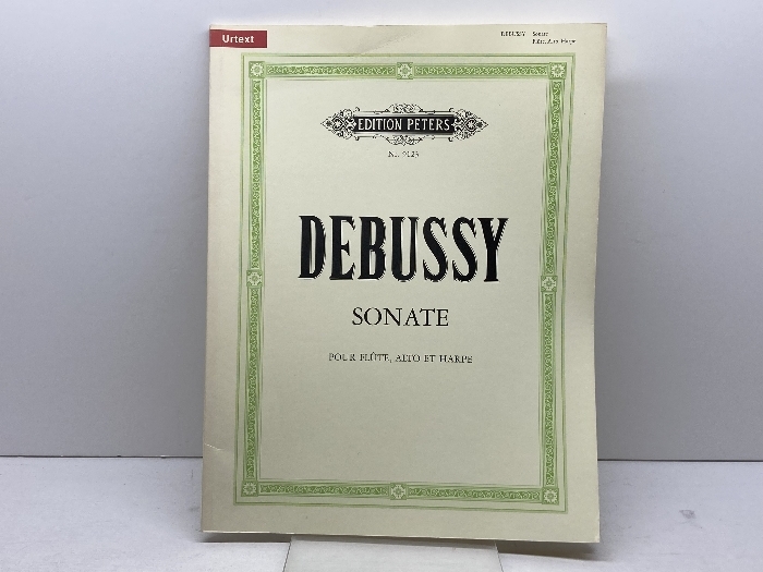 その他 EDITION PETERS DEBUSSY CLAUDE - SONATA FOR VIOLA, FLUTE & HARP - VIOLA(S) AND OTHER INSTRUMENTS Partition classique Cordes Alto