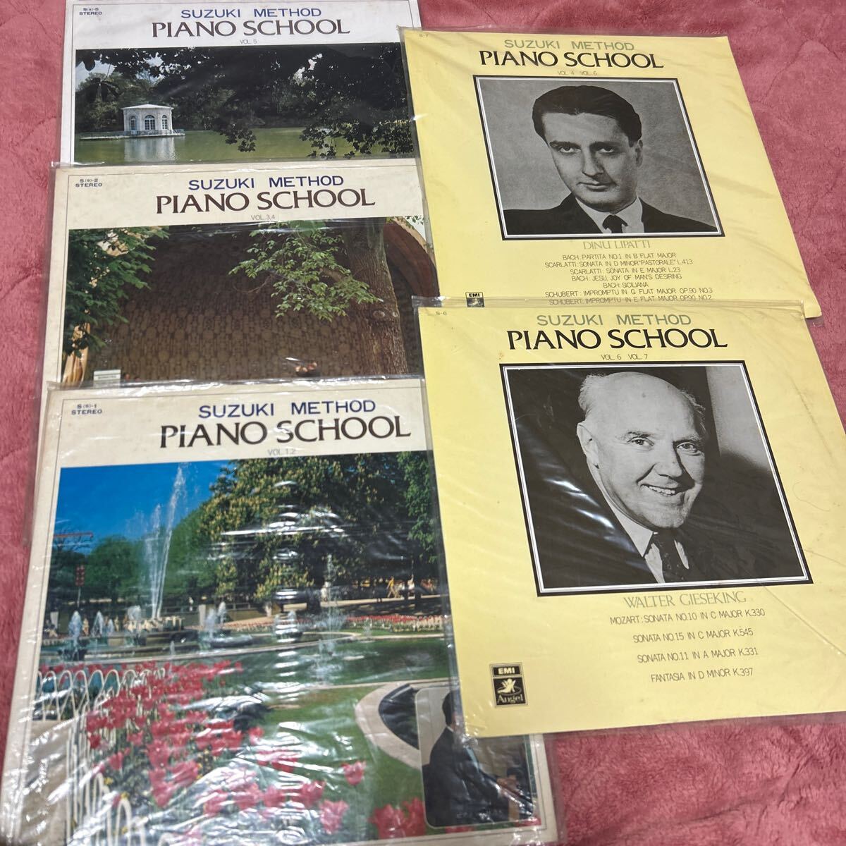 LPレコード SUZUKI METHOD. ピアノスクール　セット