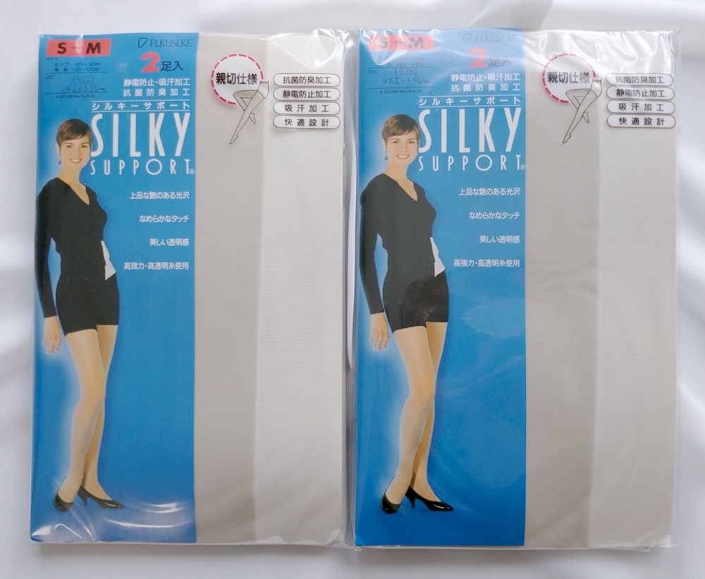 綺麗な光沢のサポートパンティストッキング Sサイズ 4足セットです