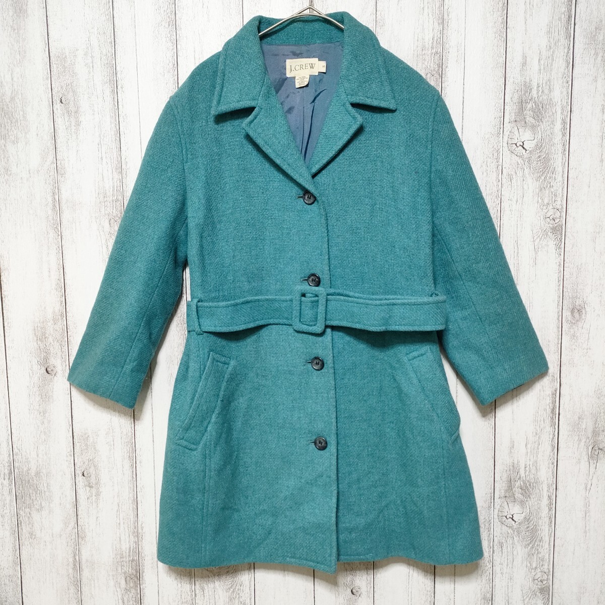 J.CREW　ジェイクルー　(S)　ベルト付きコート　レナウン
