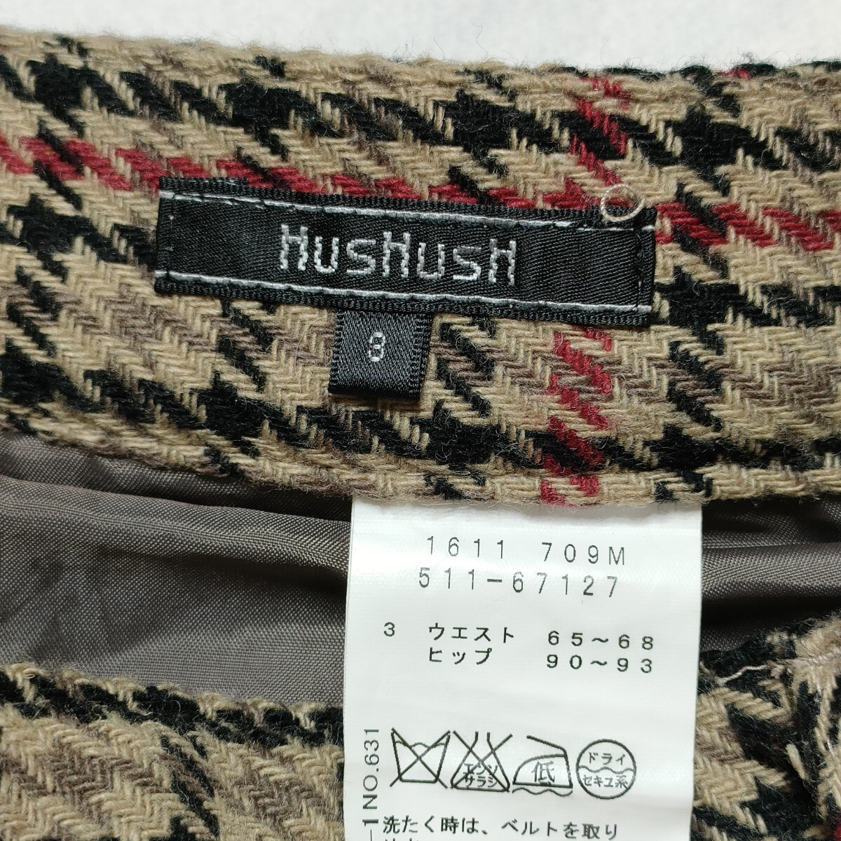 HUSHUSH ハッシュアッシュ　サイズ3　ハーフパンツ　レディース