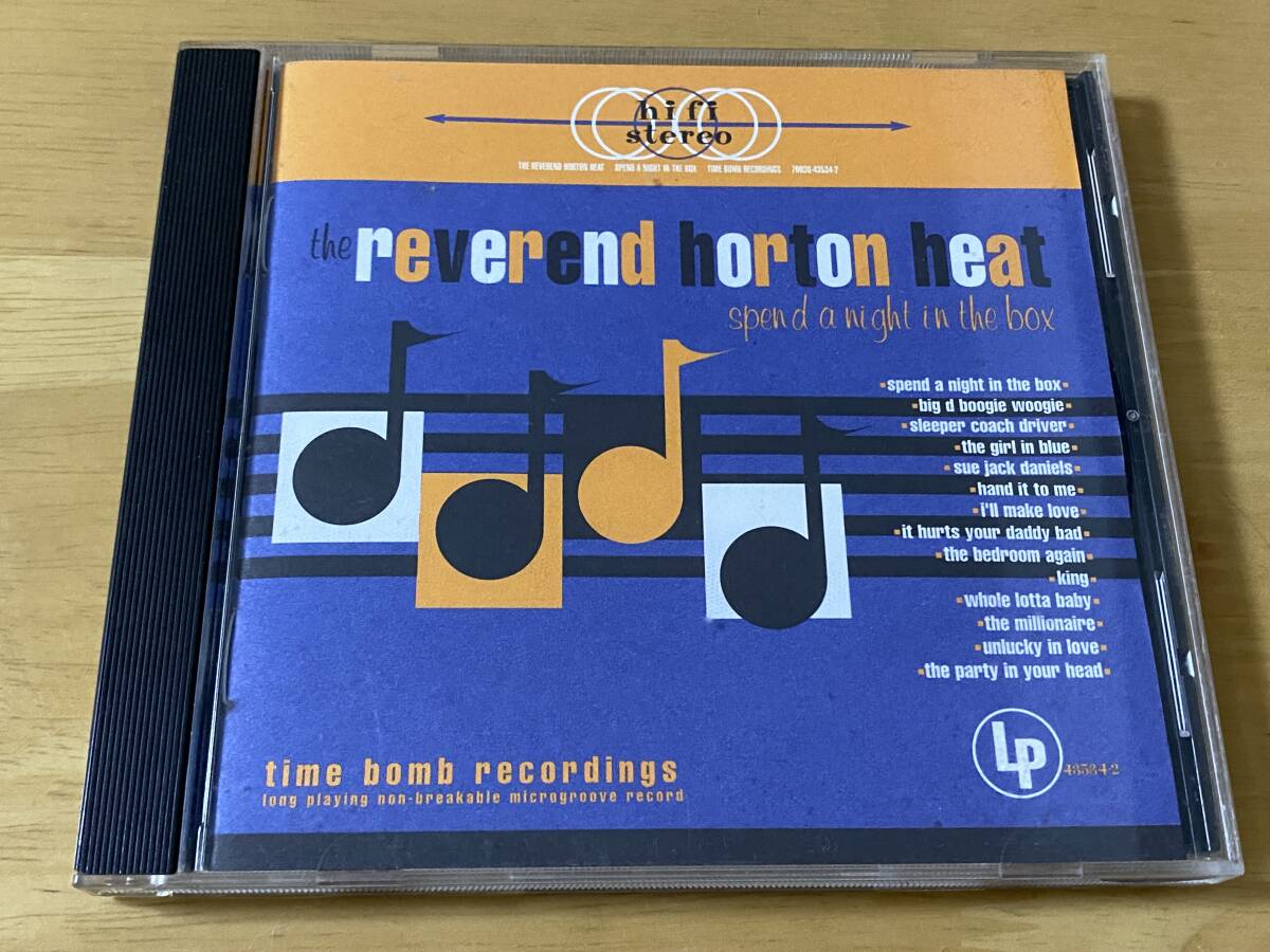 The Reverend Horton Heat Spend A Night In The Box 輸入盤CD 検:レヴァレンド ホートン ヒート Rockabilly Psychobilly ロカビリー