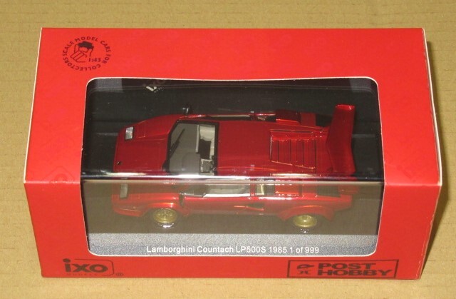 特注 1/43 ランボルギーニ カウンタック LP500S 1985　Mレッド