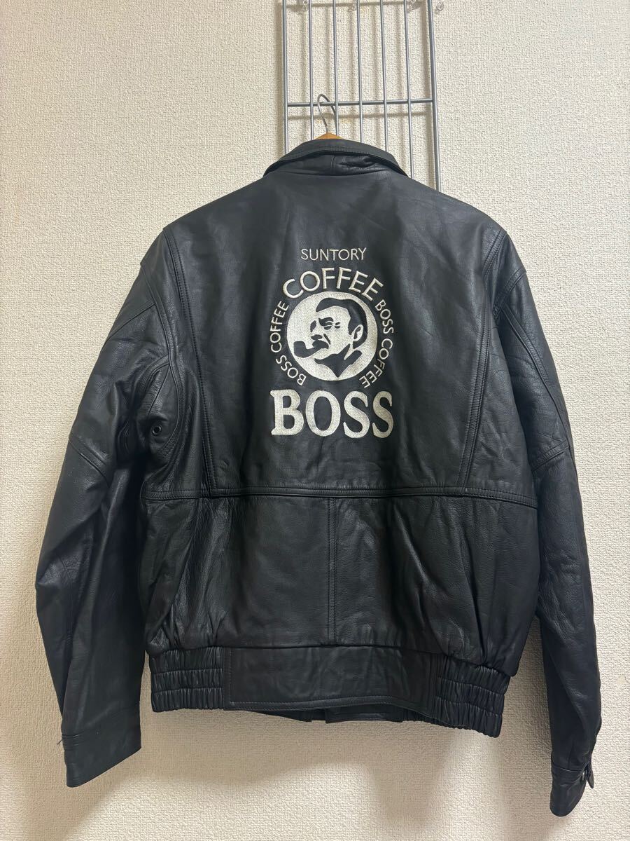 ［SUNTORY ORIGINAL ］ レザージャケット　ブラックL Y3900 SUNTORY ORIGINAL ］ レザージャケットブラックL Y3900