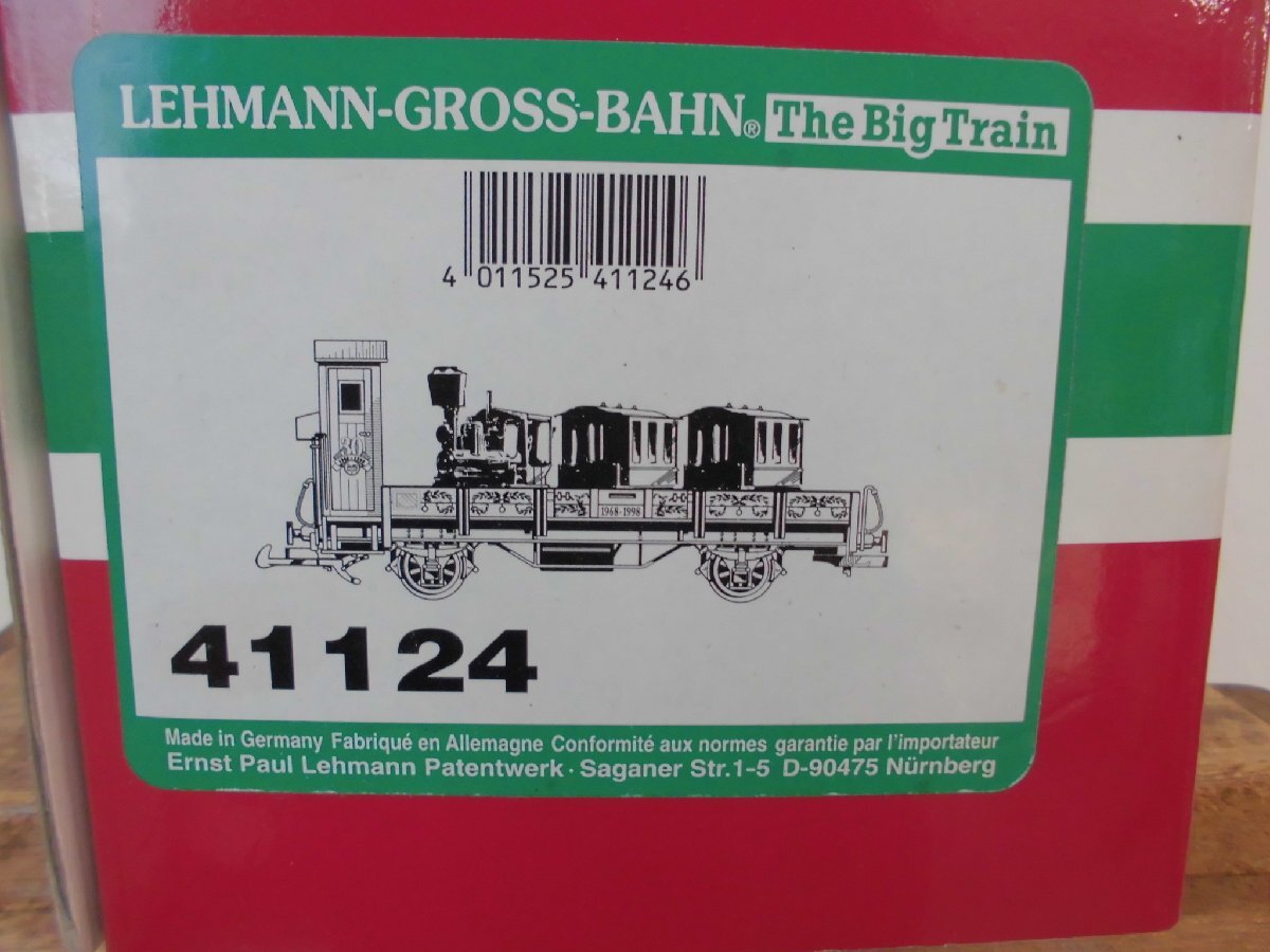 新品 LGB LEHMANN-GROSS-BAHN 1968-1998 41124 レーマングロスバーン Gゲージ
