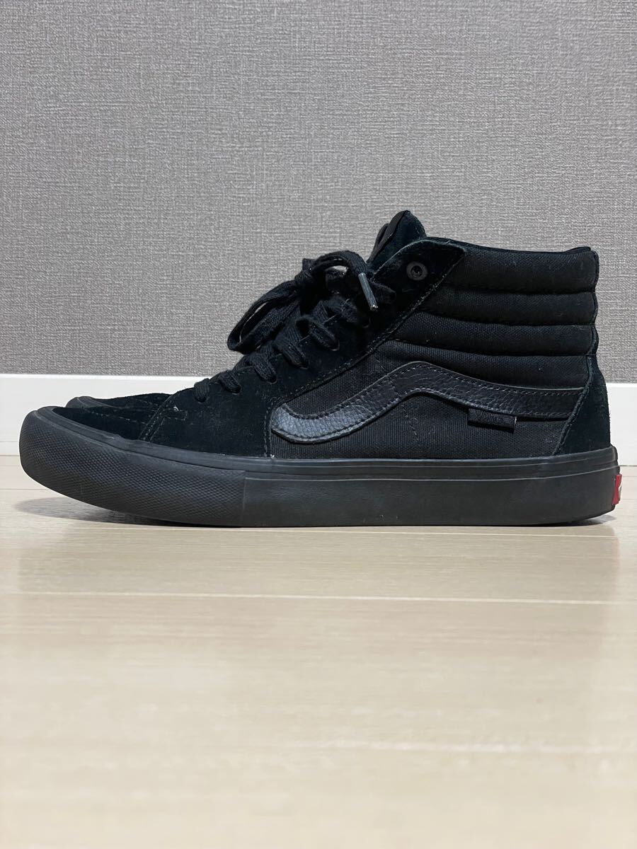 VANS SK8-HI PRO все черный 27cm