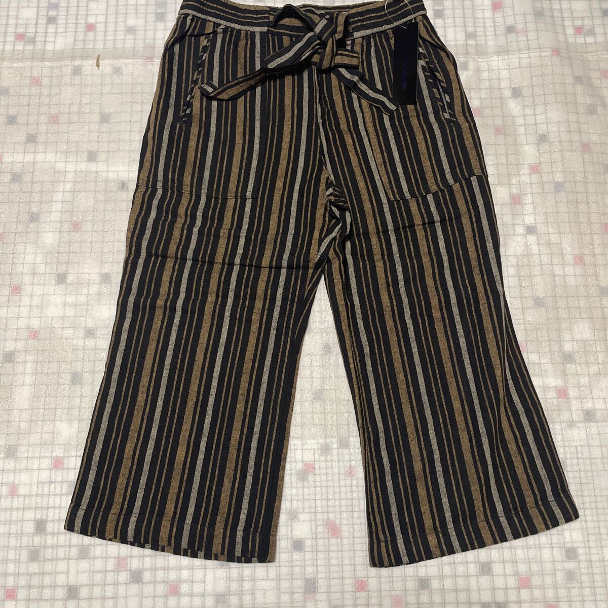 未着用 LUMFORLE クロップドパンツ レディース M 楽ちんパンツ