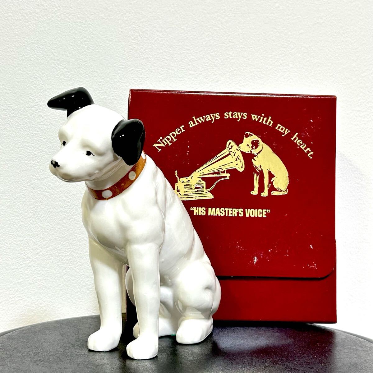 貴重 珍品 販促 ニッパー 極小 陶器 ビクター 骨董 レトロ 昭和 ノベルティ Yahoo!オークション - 昭和レトロ ビクター ニッパー 犬 陶器