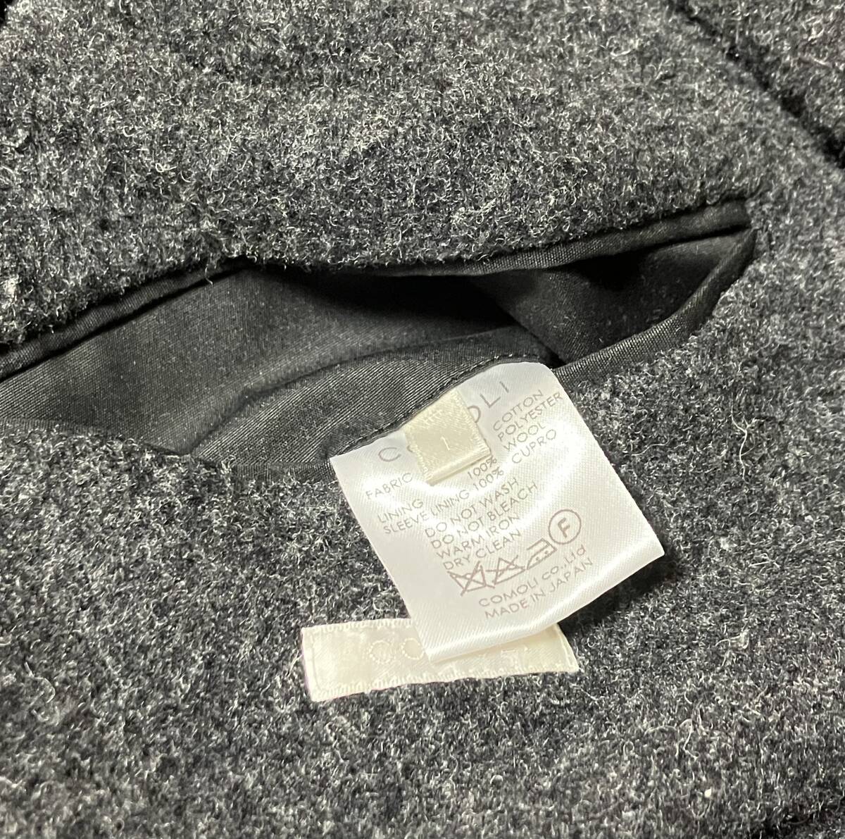 16aw COMOLI コモリ タイロッケンコート ブラック サイズ1 16aw COMOLI コモリ タイロッケンコート ブラック サイズ1