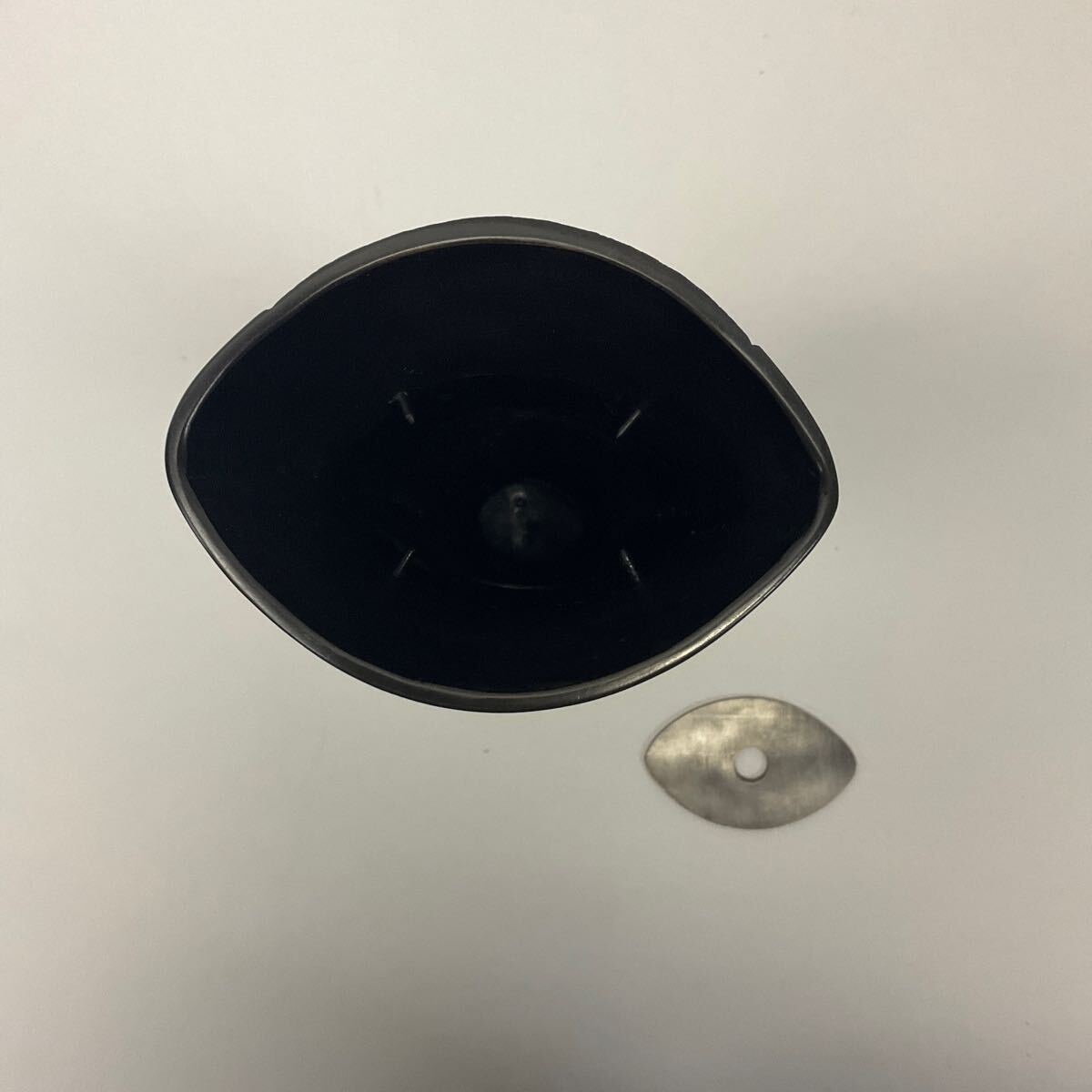 いけばな　池坊　立華瓶　気流瓶　オトシ板付　古銅色　唐金製_画像5