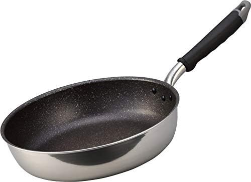 軽い 底面が広い 深型 深い 深さ7cm 日本製 いろいろな調理に便利な形状 IH対応 アルミ 軽量 北陸アルミ 28cm フライ