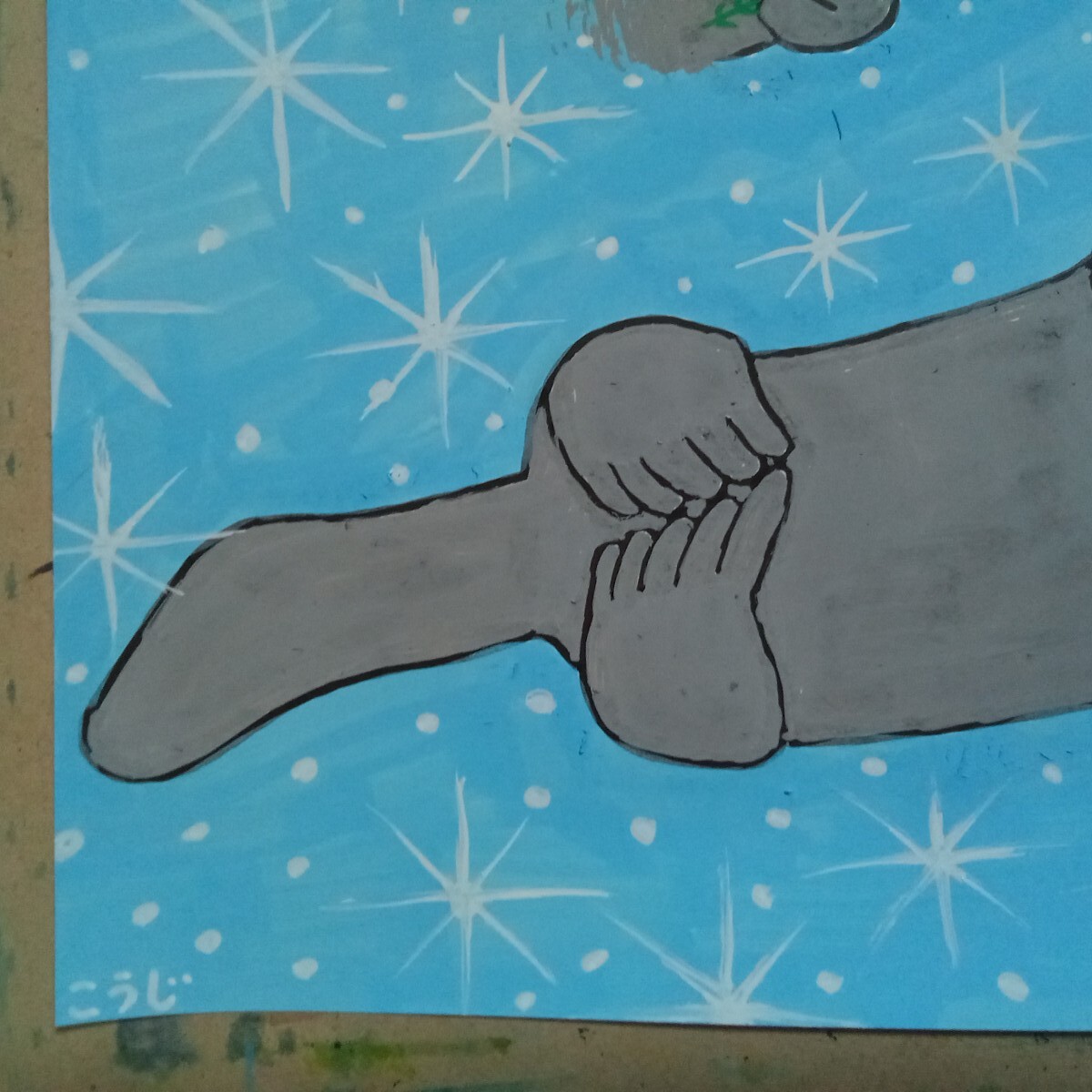 B5 оригинал ручные иллюстрации морской бобр 