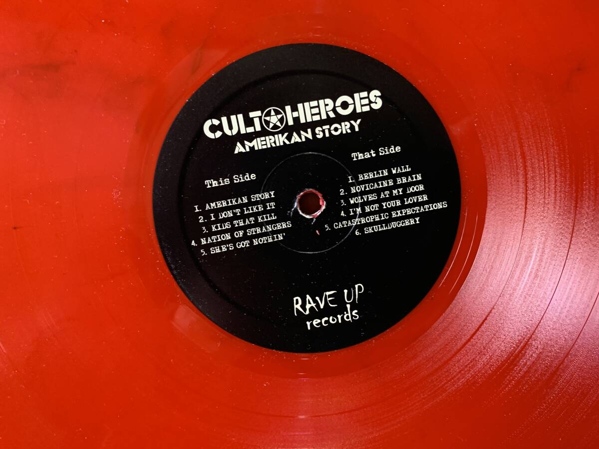 イアリア盤Red LP Cult Heroes / Amerikan Story 70-81 US Obscure Punk._画像3