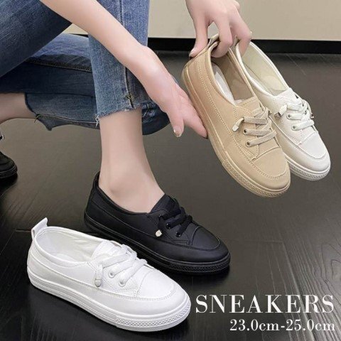  sneakers cord shoes shoes simple low cut white white casual shoes cord shoes 23.0cm(36) white 