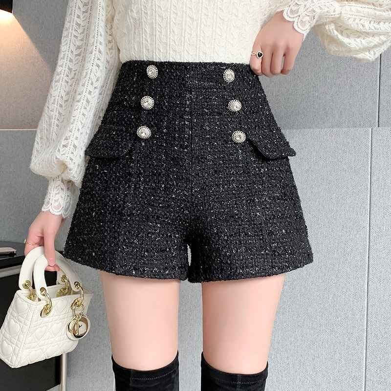  short pants show bread hot pants shorts bottoms simple casual lovely ga- Lee L black 