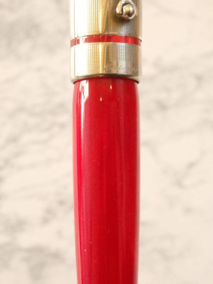 ◆【きれいなお品】モンテグラッパ MIYA アルジェント?レッド ローラーボール