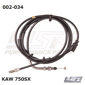 ★メンテナンス応援セール★《002-034》 カワサキ スロットルケーブル JS750SX (92-95)