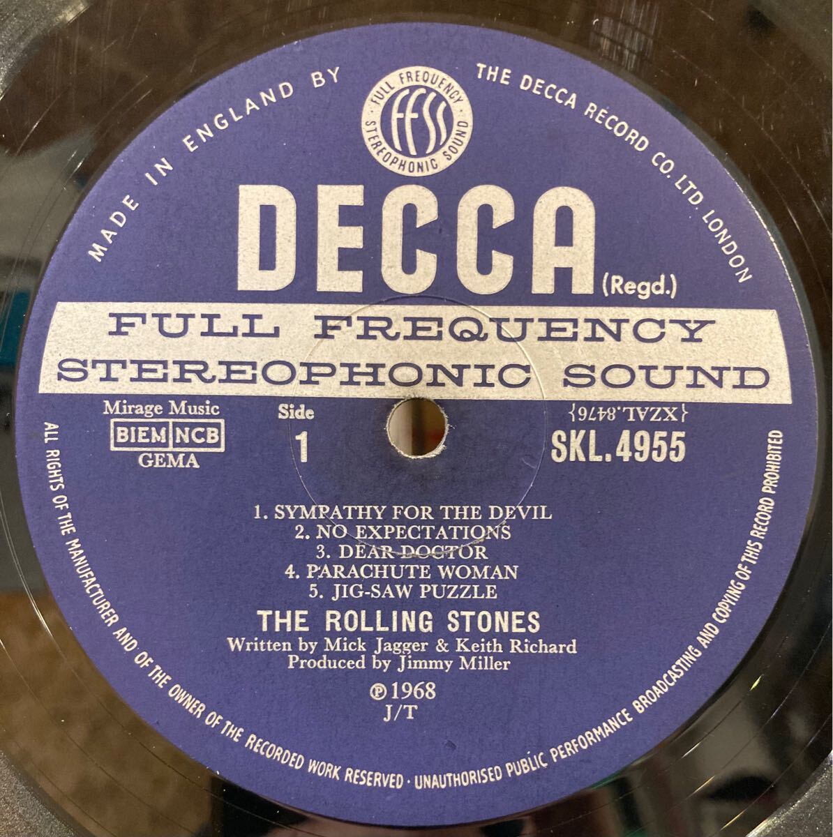 UKオリジナル！The Rolling Stones / Beggars Banquet LP