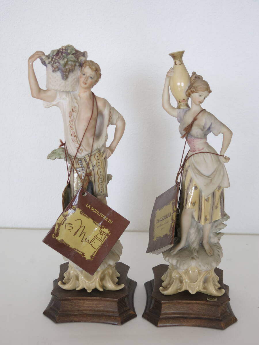 ブルーノ　メルリ　★男女２人　フィギュア　置物　★イタリア製_画像1