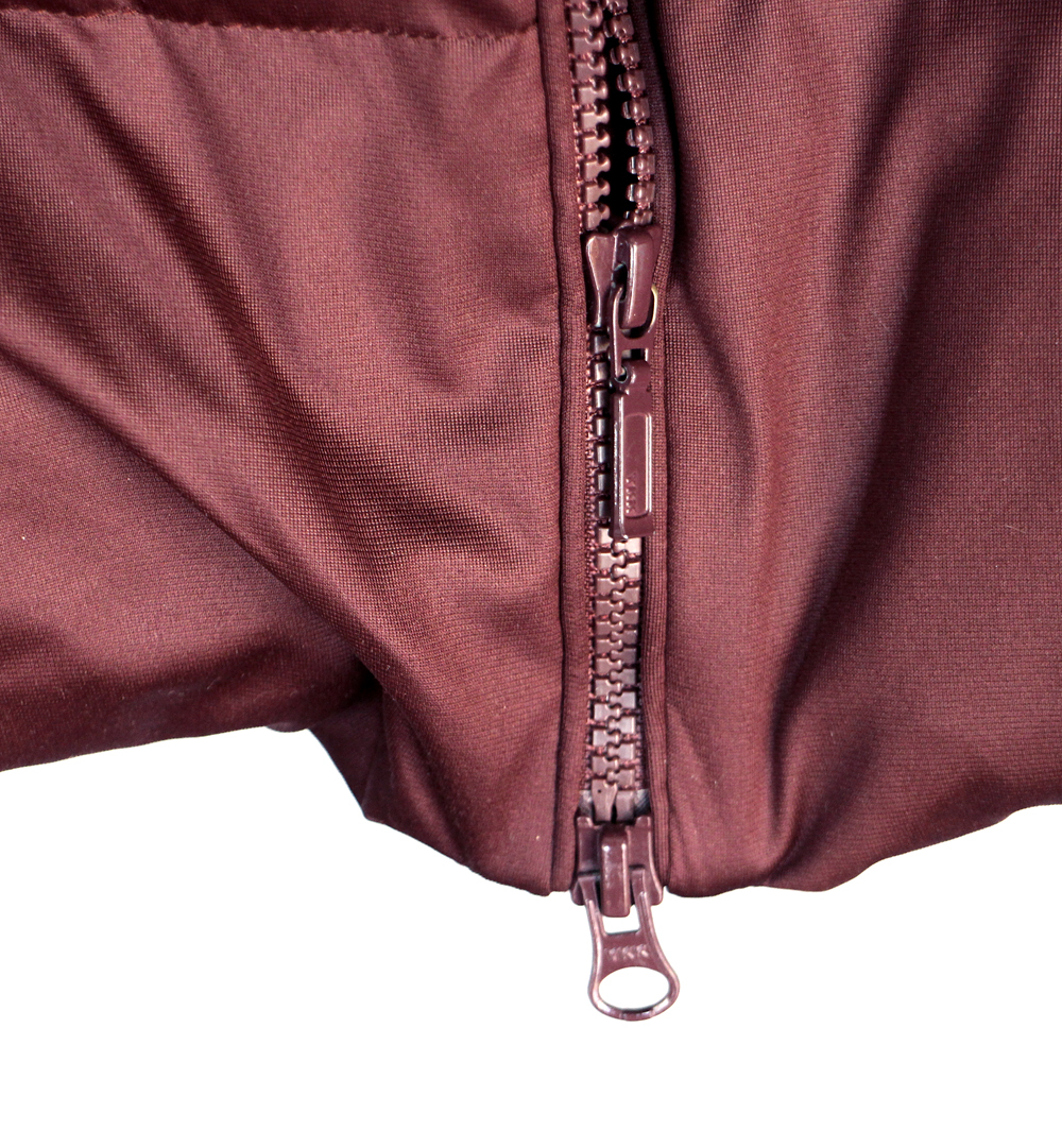 【UNIQLO】ユニクロ ストレッチダウンコート ダウンジャケット L ボルドー_画像4