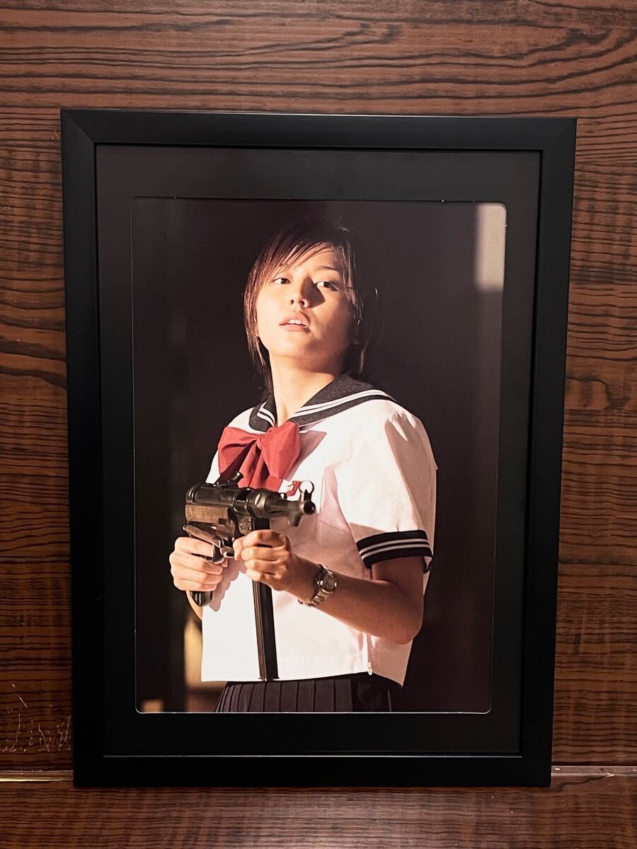 額装品☆長澤まさみ③①伝説のセーラー服と機関銃での貴重な 額装品☆長澤まさみ③①伝説のセーラー服と機関銃での貴重な