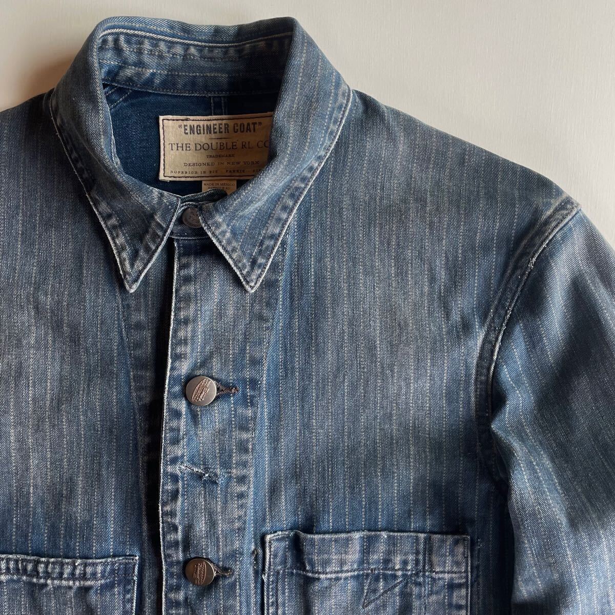 傑作】RRL “Wabash Coverall” S ウォバッシュ ストライプ 傑作】RRL “Wabash Coverall” S ウォバッシュ ストライプ