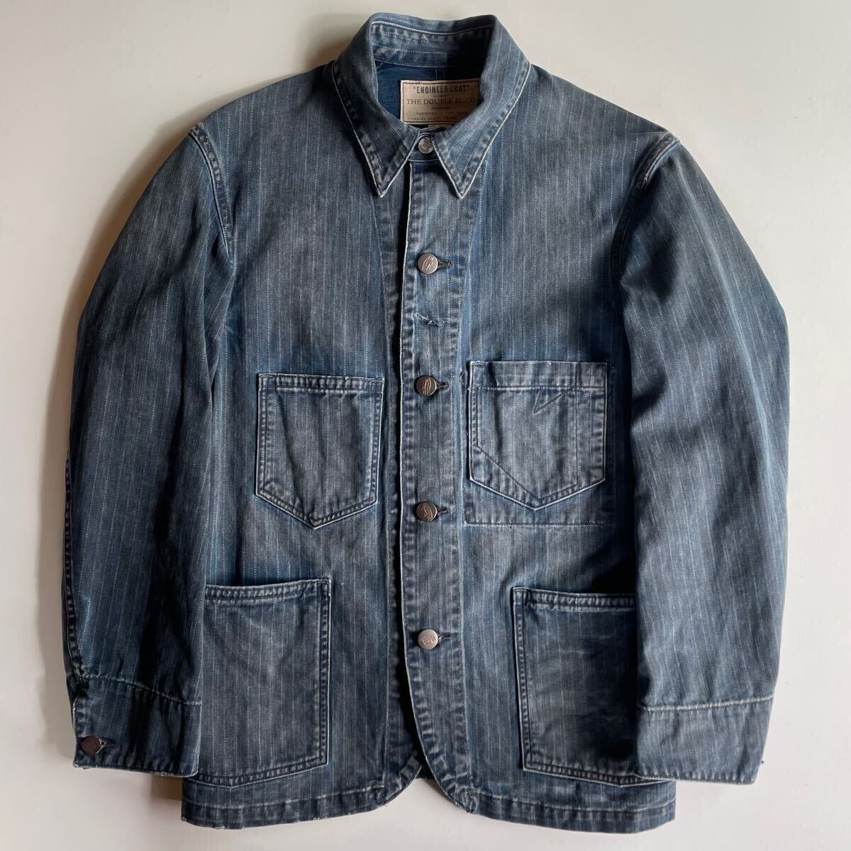 傑作】RRL “Wabash Coverall” S ウォバッシュ ストライプ 傑作】RRL “Wabash Coverall” S ウォバッシュ ストライプ