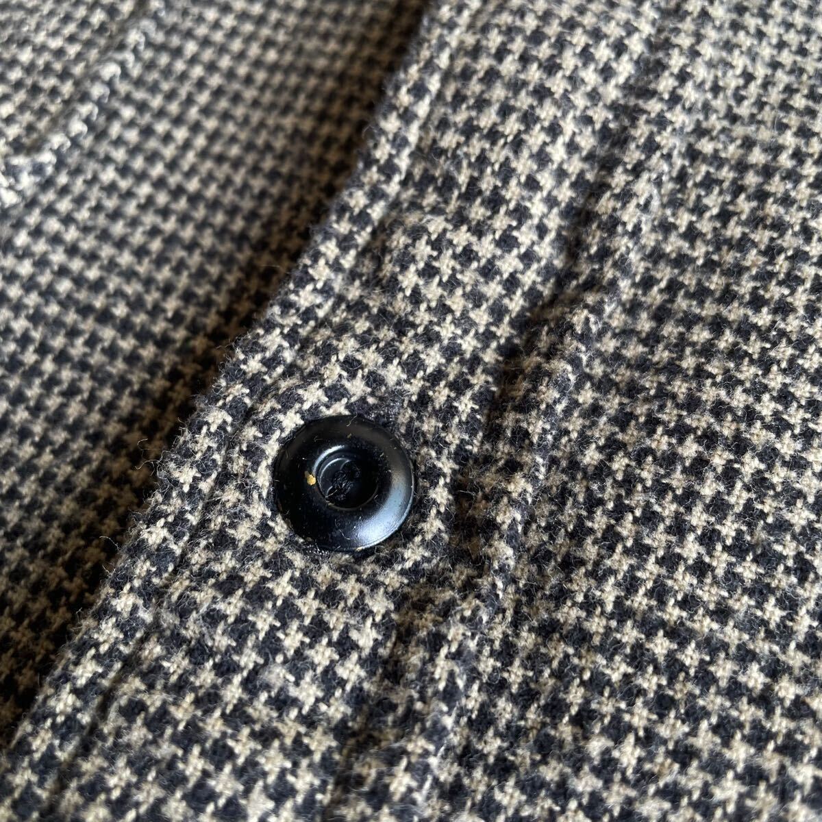 キムタク着】RRL “Houndstooth Twill Work Shirt” M 千鳥格子 キムタク着】RRL “Houndstooth Twill Work Shirt” M 千鳥格子
