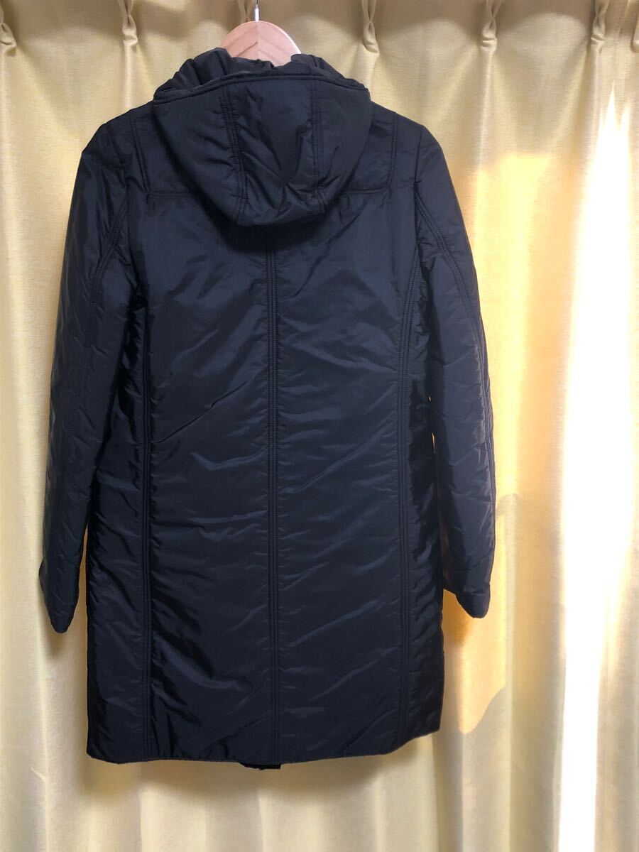  прекрасный товар JIL SANDER NAVY/ Jil Sander темно-синий линия Польша производства нейлон с хлопком пальто чёрный 