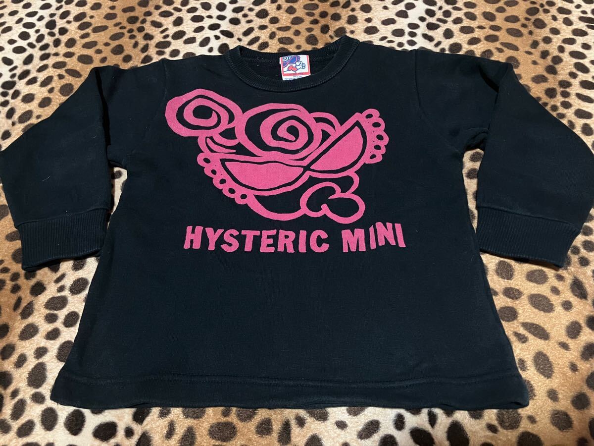 58 HYSTERIC MINI ヒステリック ミニ 長袖 トレーナー 100サイズ 子供服 キッズ kids ジュニア Jr. 男の子 女の子 アウター インナー 男子