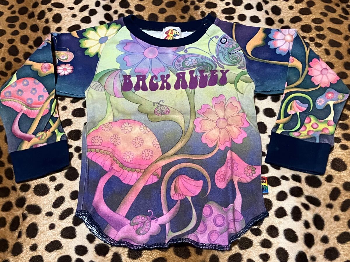 75 美品 Boofoowoo ブーフーウー 長袖 Tシャツ 90サイズ 男の子 女の子 子供服 キッズ kids ジュニア Jr. ベビー 男子 女子 丸首 総柄