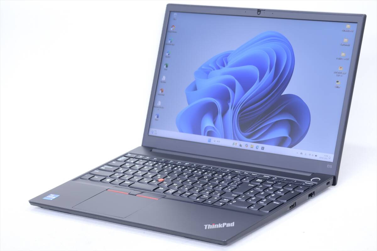 即配 良品 Windows11 Office2019 11世代Corei5 バッテリー良好 Lenovo ThinkPad E15 Gen2 i5-1135G7 8G 256G 15.6インチ FHD液晶