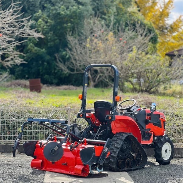 Ds242680 Kubota JB17X-PC трактор 17 лошадиные силы #750 час 4WD power черный [ рабочее состояние подтверждено ]# прямой самовывоз # Kubota