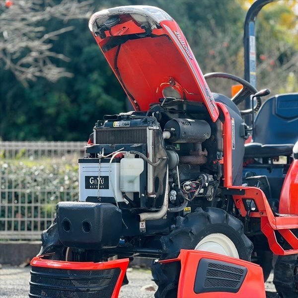 Ds242680 Kubota JB17X-PC трактор 17 лошадиные силы #750 час 4WD power черный [ рабочее состояние подтверждено ]# прямой самовывоз # Kubota