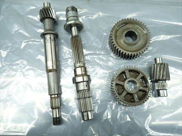 εFE19-87 ヤマハ マジェスティ250-4 SG20J (平成19年式) エンジン トランスミッションギヤ セット 破損無し！